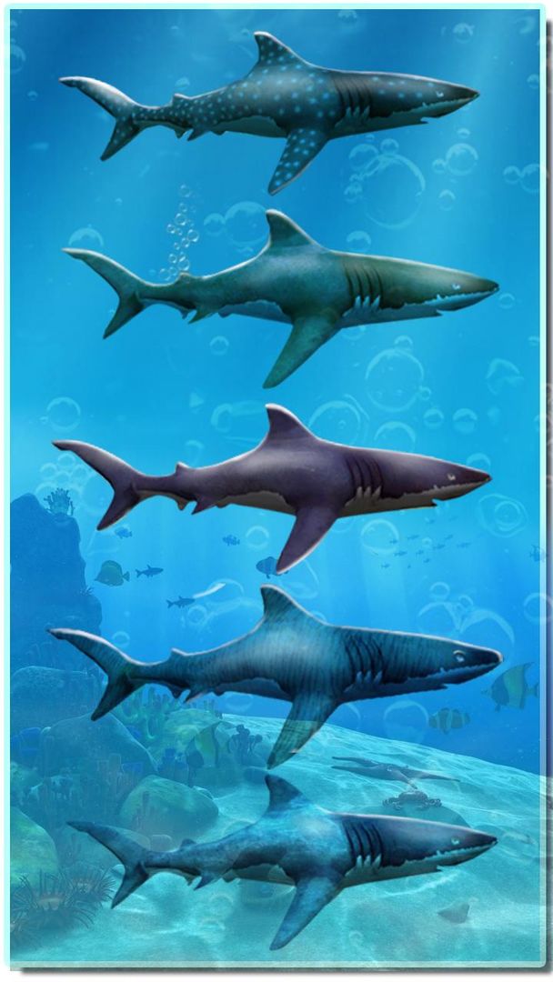 Shark Attack Game - Blue whale sim screenshot game