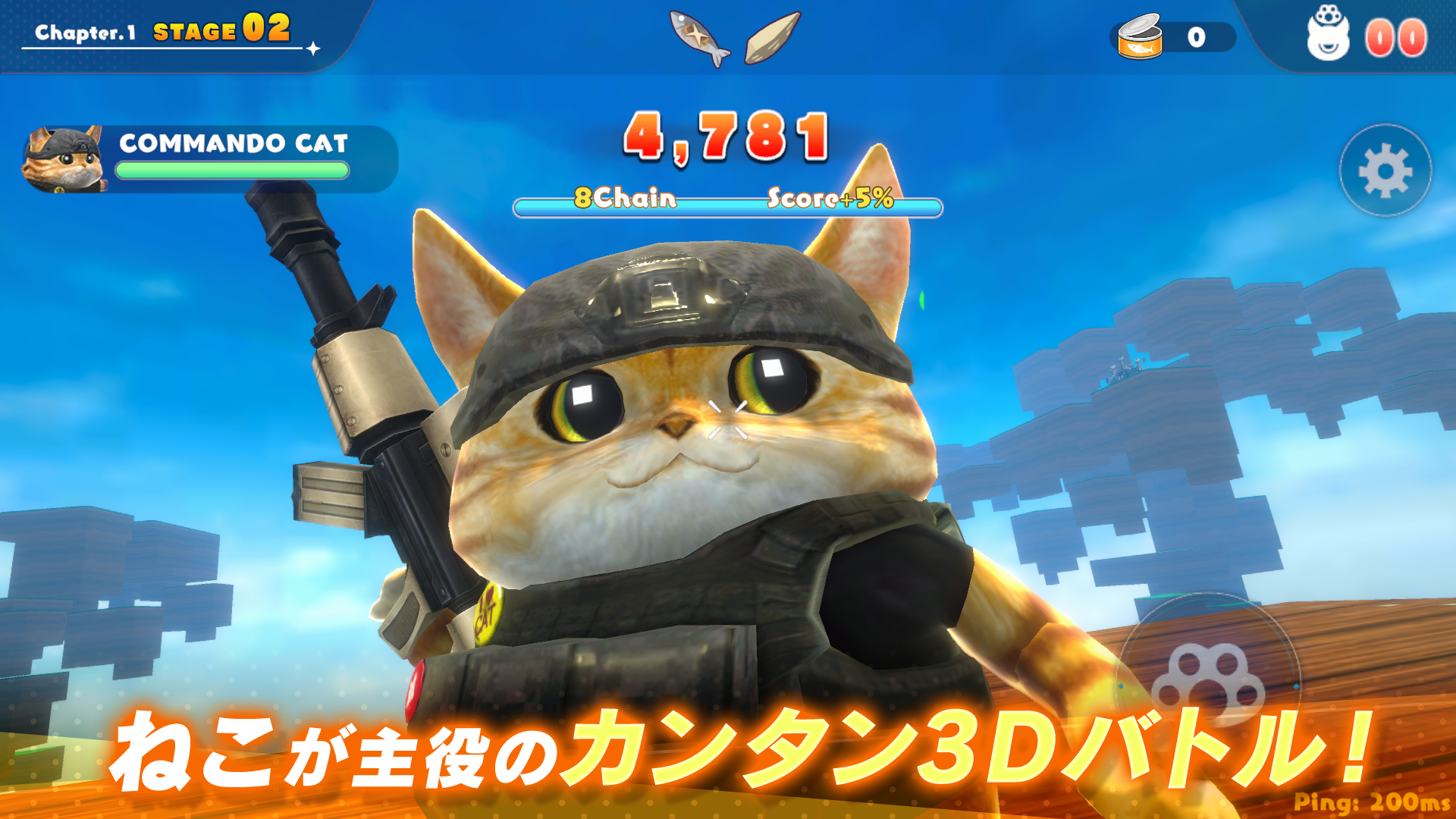 Cat Commandos ゲームのスクリーンショット