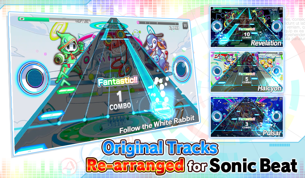 Sonic Beat feat. Crash Fever Game Screenshot