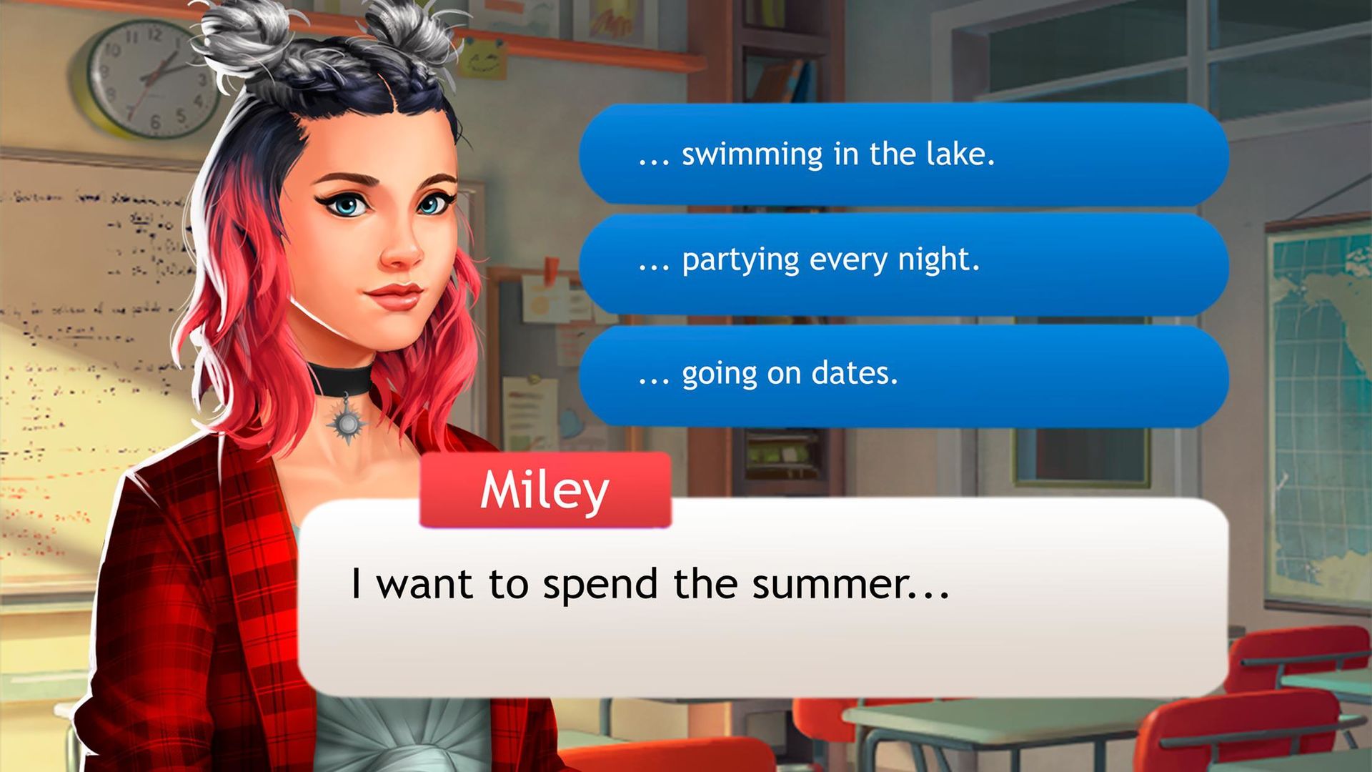 Screenshot of My High School Summer Party - Love Story Episode I