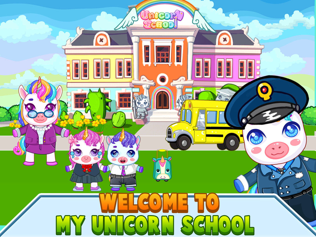 Screenshot of Mini Town: My Unicorn School