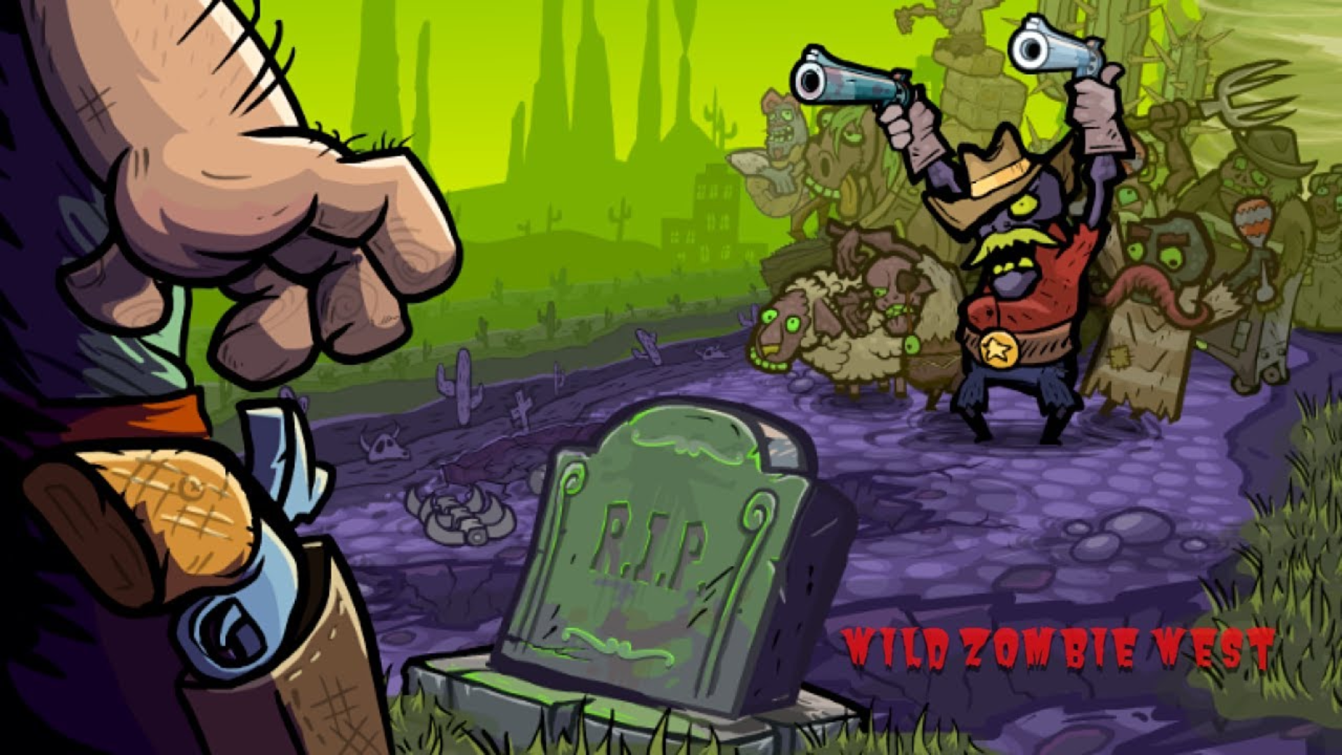 Banner of Wild Zombie West 