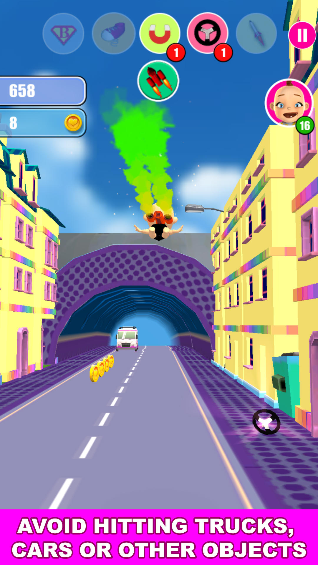 Baby Run The Babysitter Escape Game Screenshot