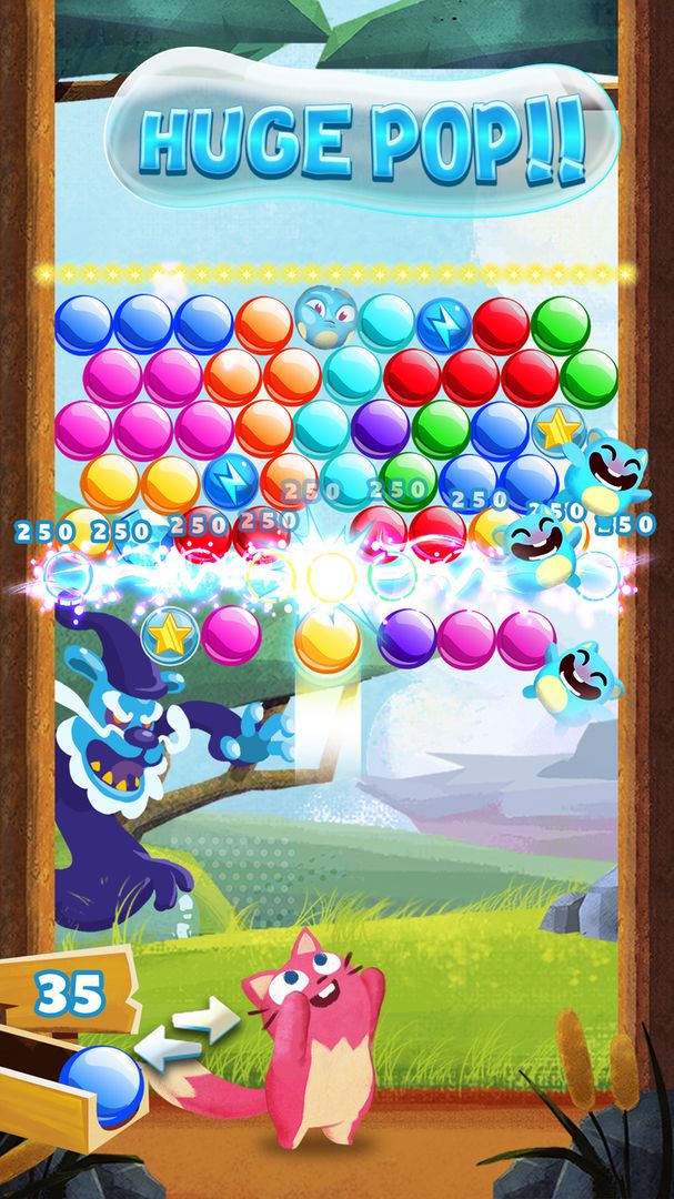 Screenshot of Bubble Mania Spring Flowers