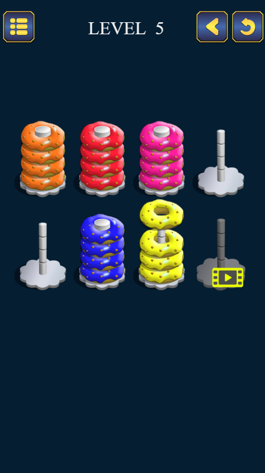 Cuplikan Layar Game Donut Shuffle