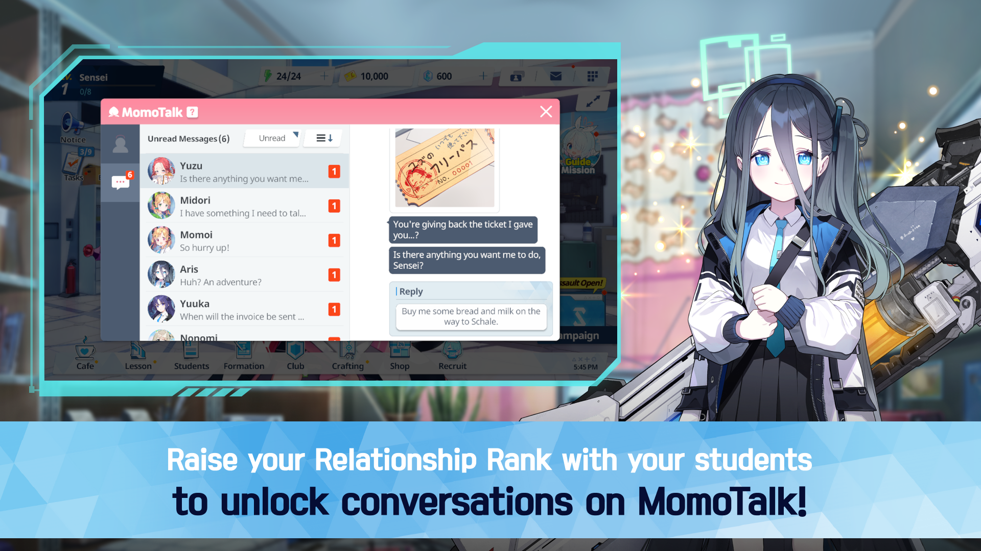 Скриншот игры Blue Archive