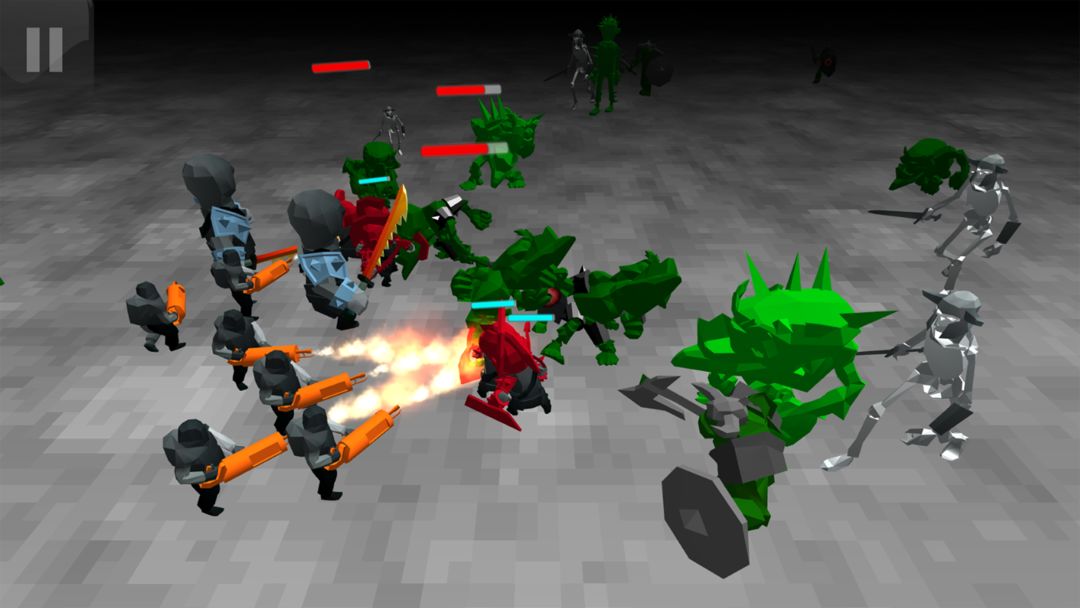 Screenshot of Zombie Battle Simulator