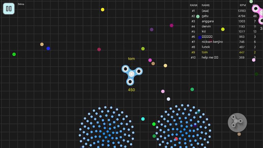 SpinBattle.io: Fidget Spinner Online Battle 게임 스크린 샷