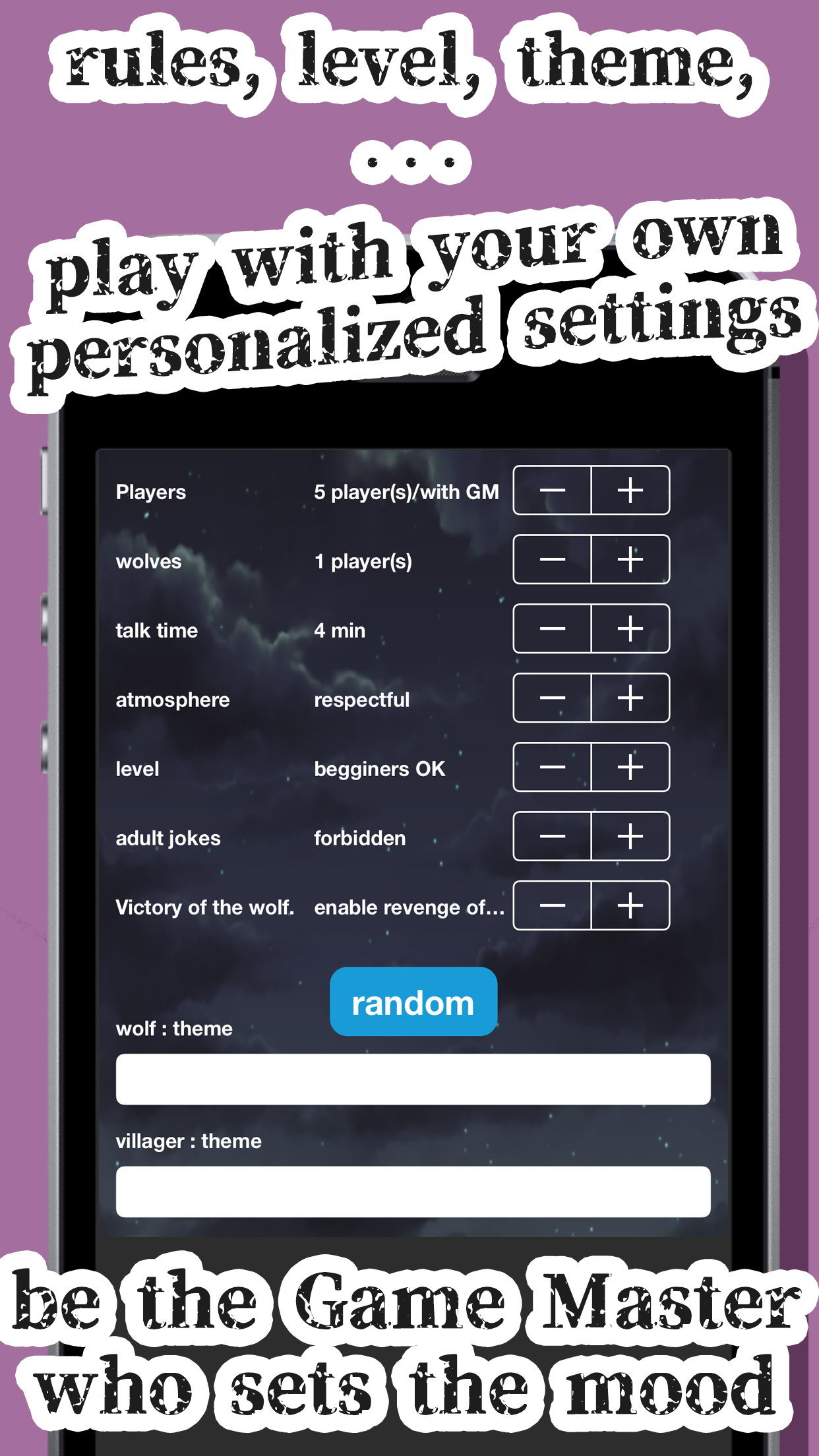 WordWolf Online - Werewolf wit Game Screenshot