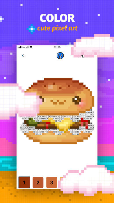 Color Book: Cute Pixel Art App 게임 스크린 샷
