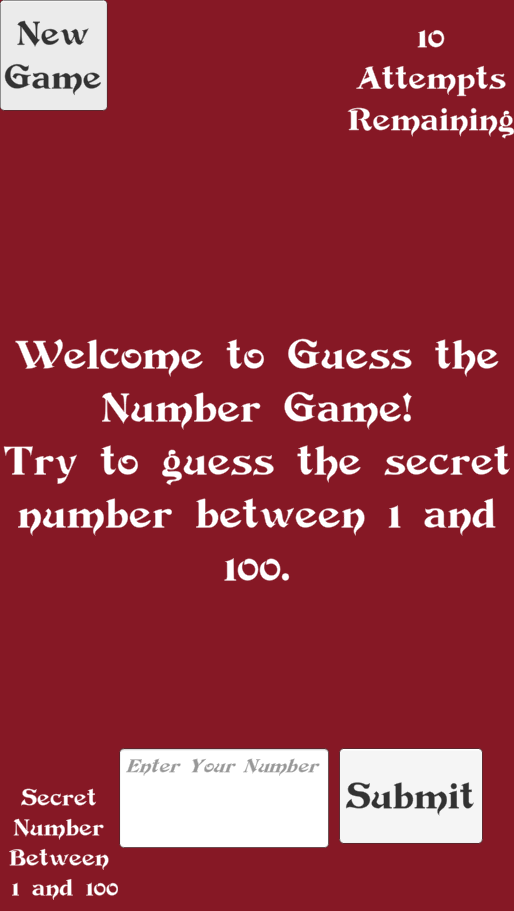 Captura de Tela do Jogo Guess the AI Number Pro