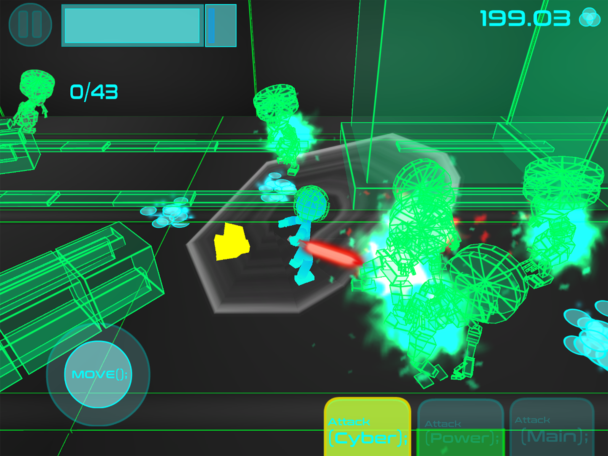 Screenshot of Stickman Neon Sword Fighting