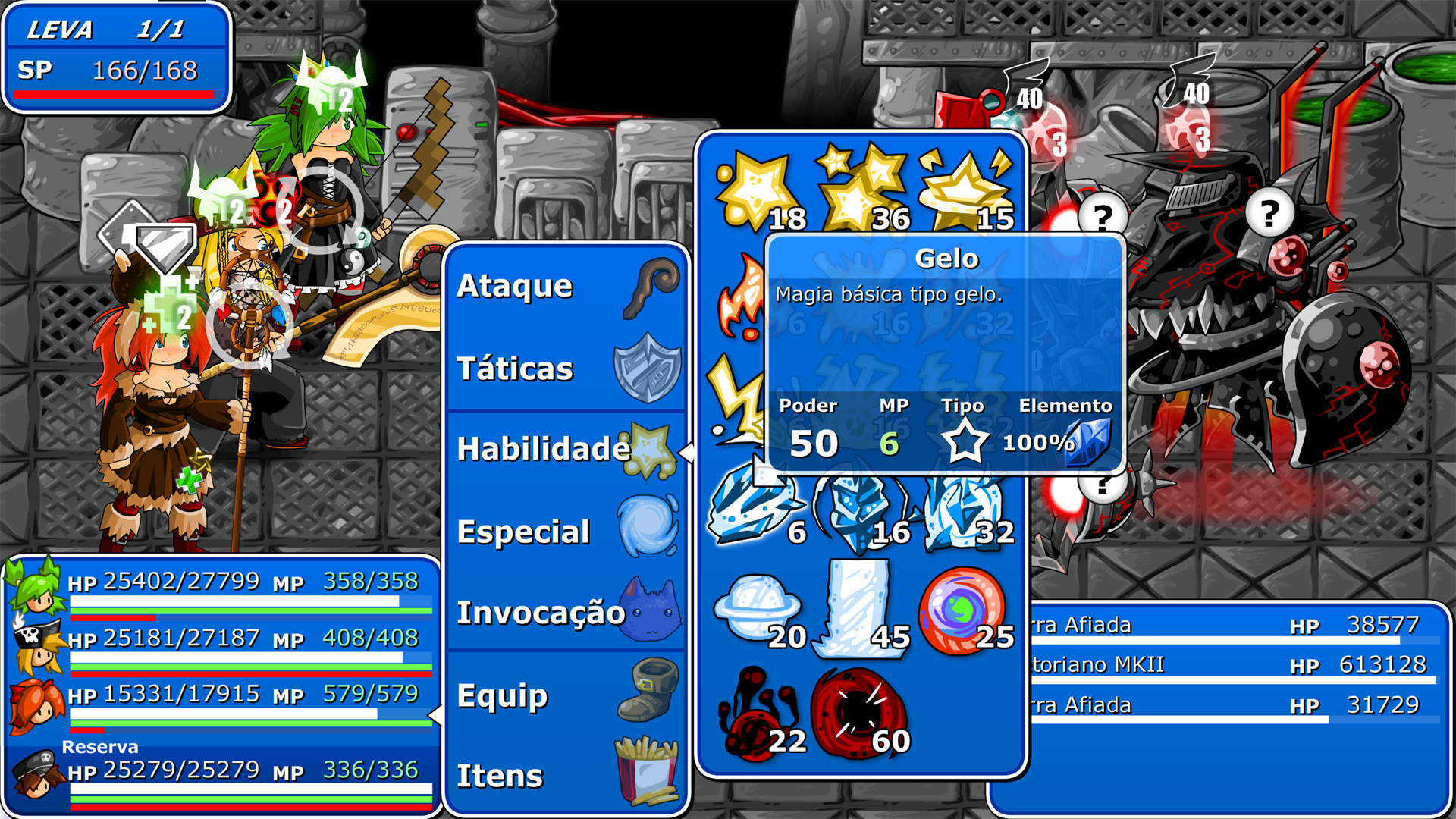 Captura de Tela do Jogo Epic Battle Fantasy 4: RPG