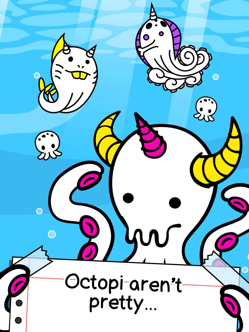 Octopus Evolution - 🐙 Squid, Cthulhu & Tentacles遊戲截圖