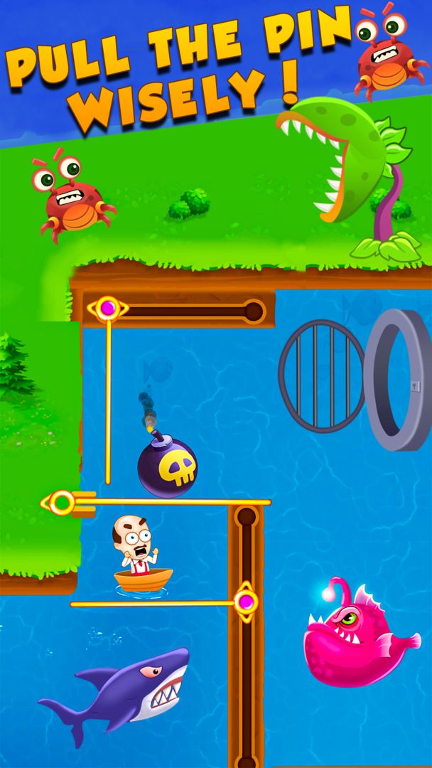 Screenshot of Pull the Pin - Save Daddy