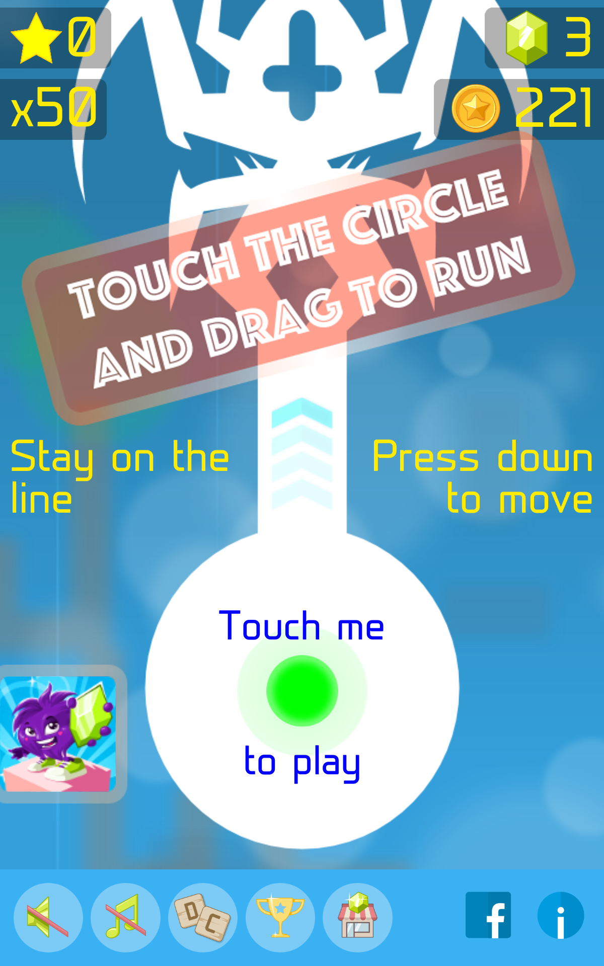 Follow the Line 2D Deluxe Game Screenshot