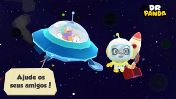 Captura de Tela do Jogo Dr. Panda no Espaço