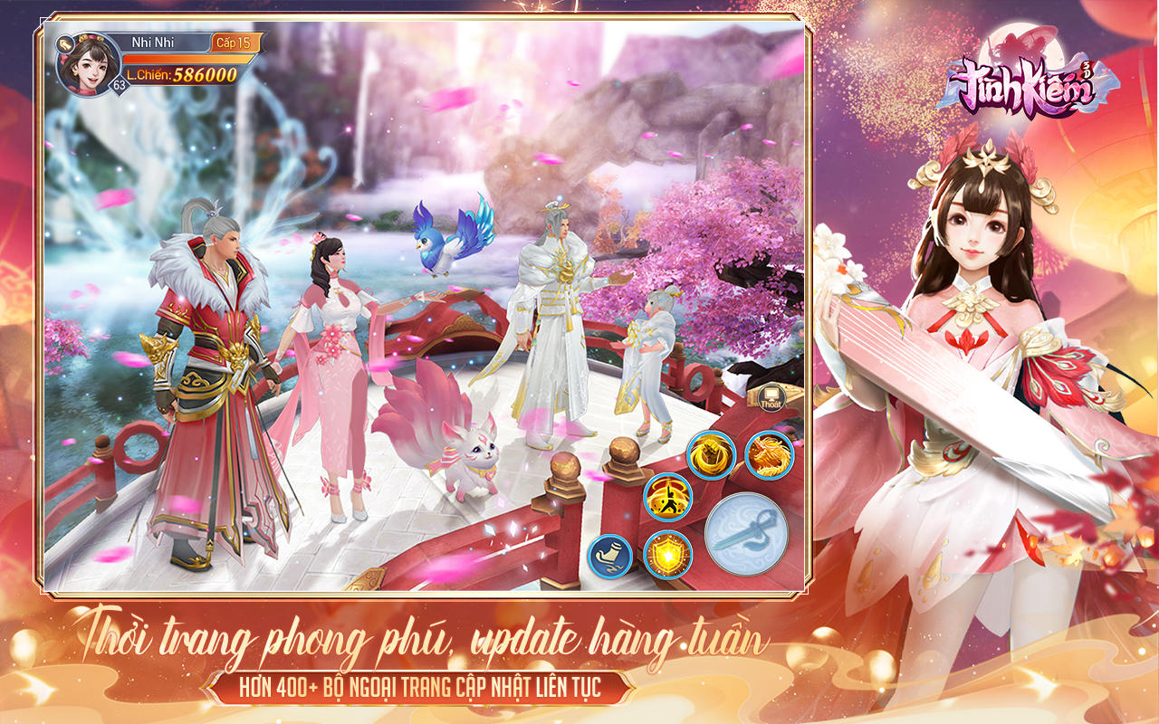 Tình Kiếm 3D-Tam Niên Vạn Phúc Game Screenshot