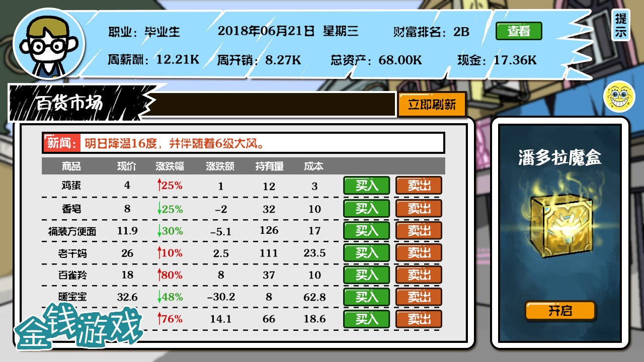 金钱游戏 Game Screenshot