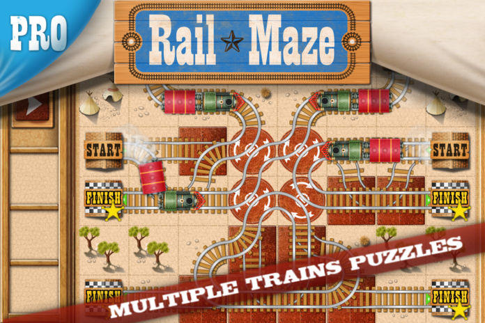 Скриншот игры Rail Maze Pro