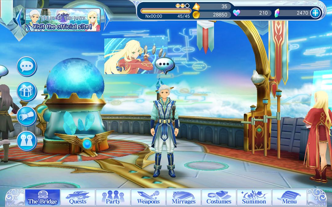 Screenshot of Tales of the Rays