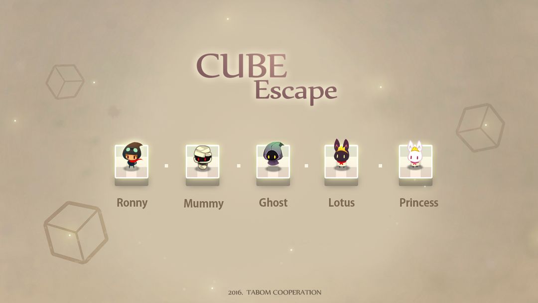 Cube Escape screenshot game