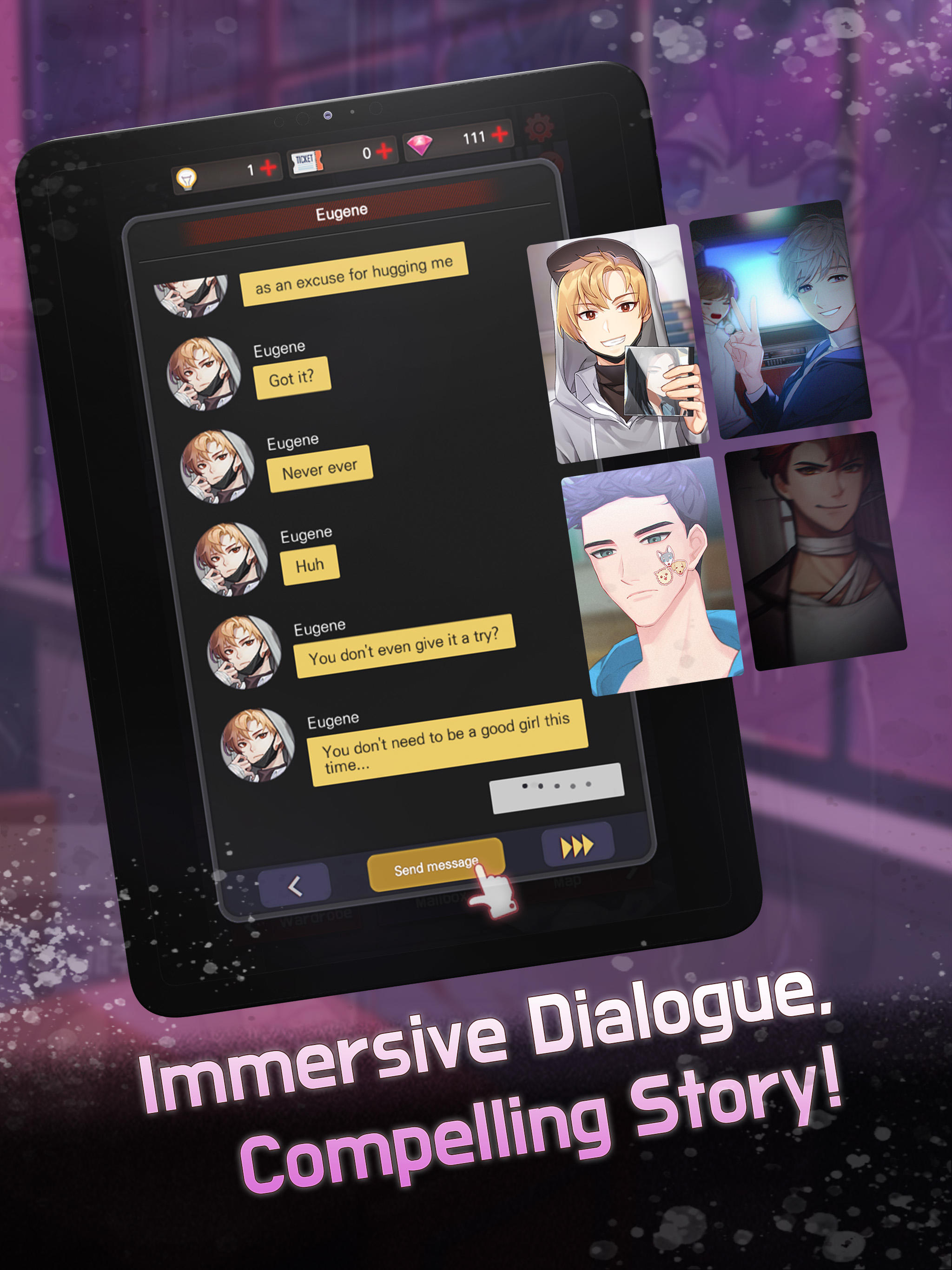 Dangerous Fellows:Otome Game Game Screenshot