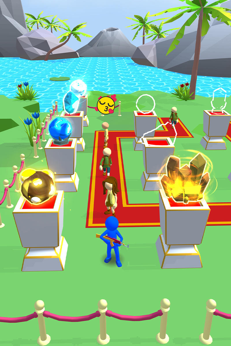 Idle Shooter: Camping Land Game Screenshot