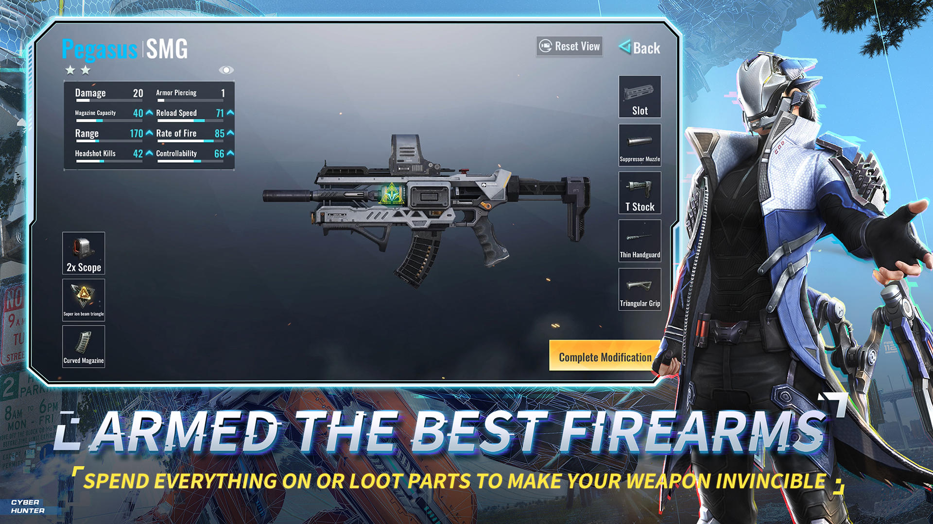 Cyber Hunter Game Screenshot
