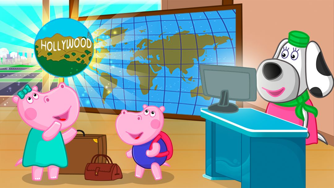 Hippo: Airport Profession Game ภาพหน้าจอเกม