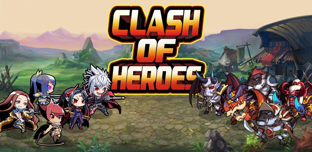 Banner of Clash of Heroes - Game Strategi RPG menganggur 1.0.0