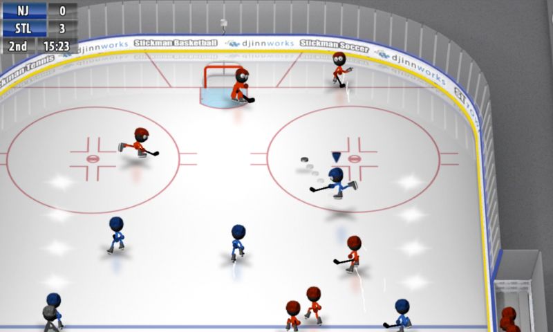 Stickman Ice Hockey 게임 스크린 샷