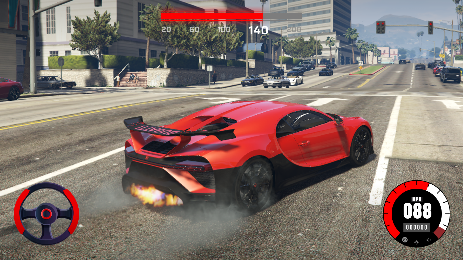 Screenshot 13 of Car Bugatti Chiron: Theft Auto 