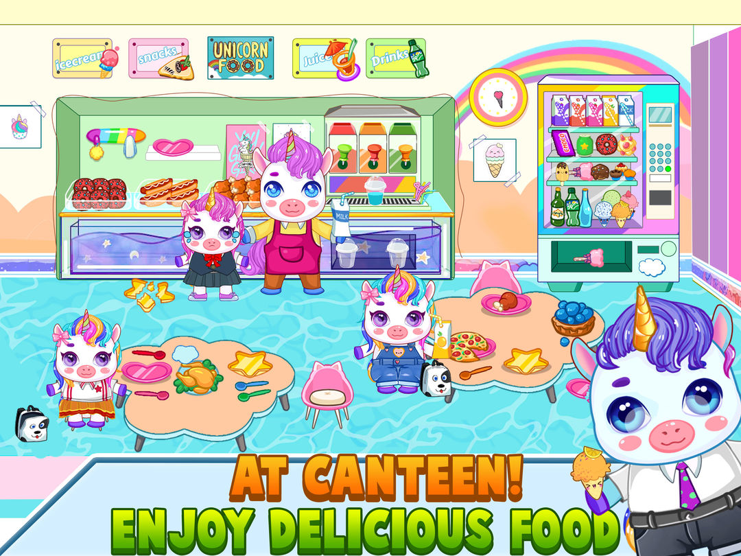 Mini Town: My Unicorn School screenshot game