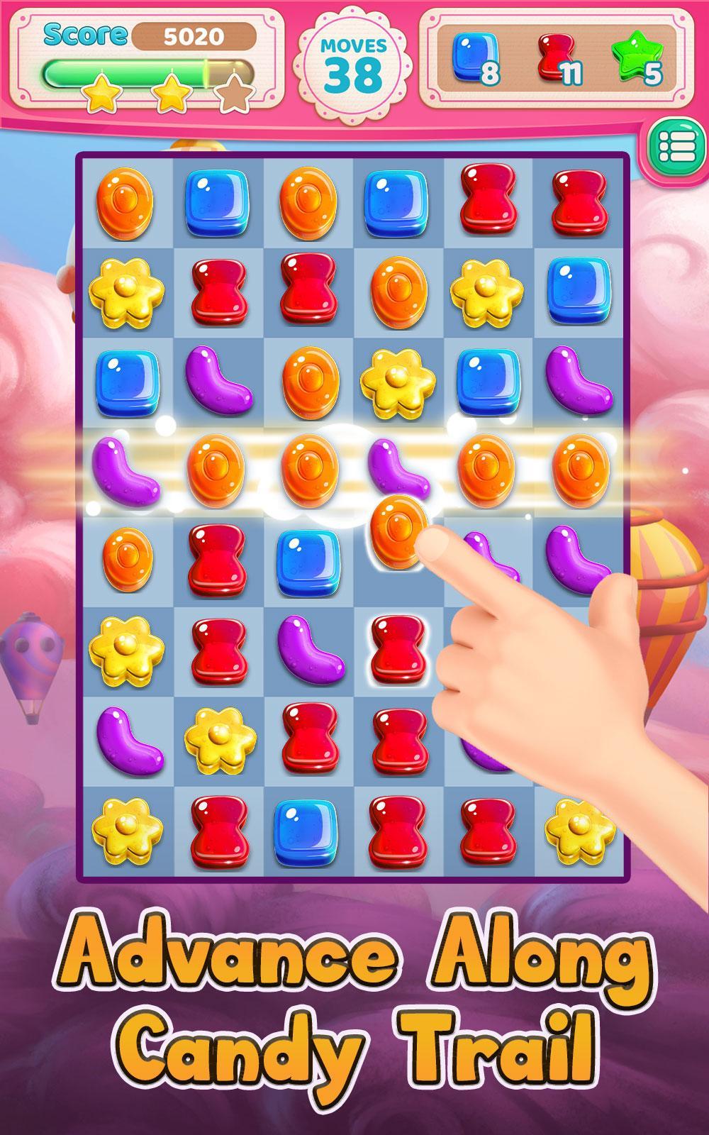 Cuplikan Layar Game Crazy Sweet Match 3