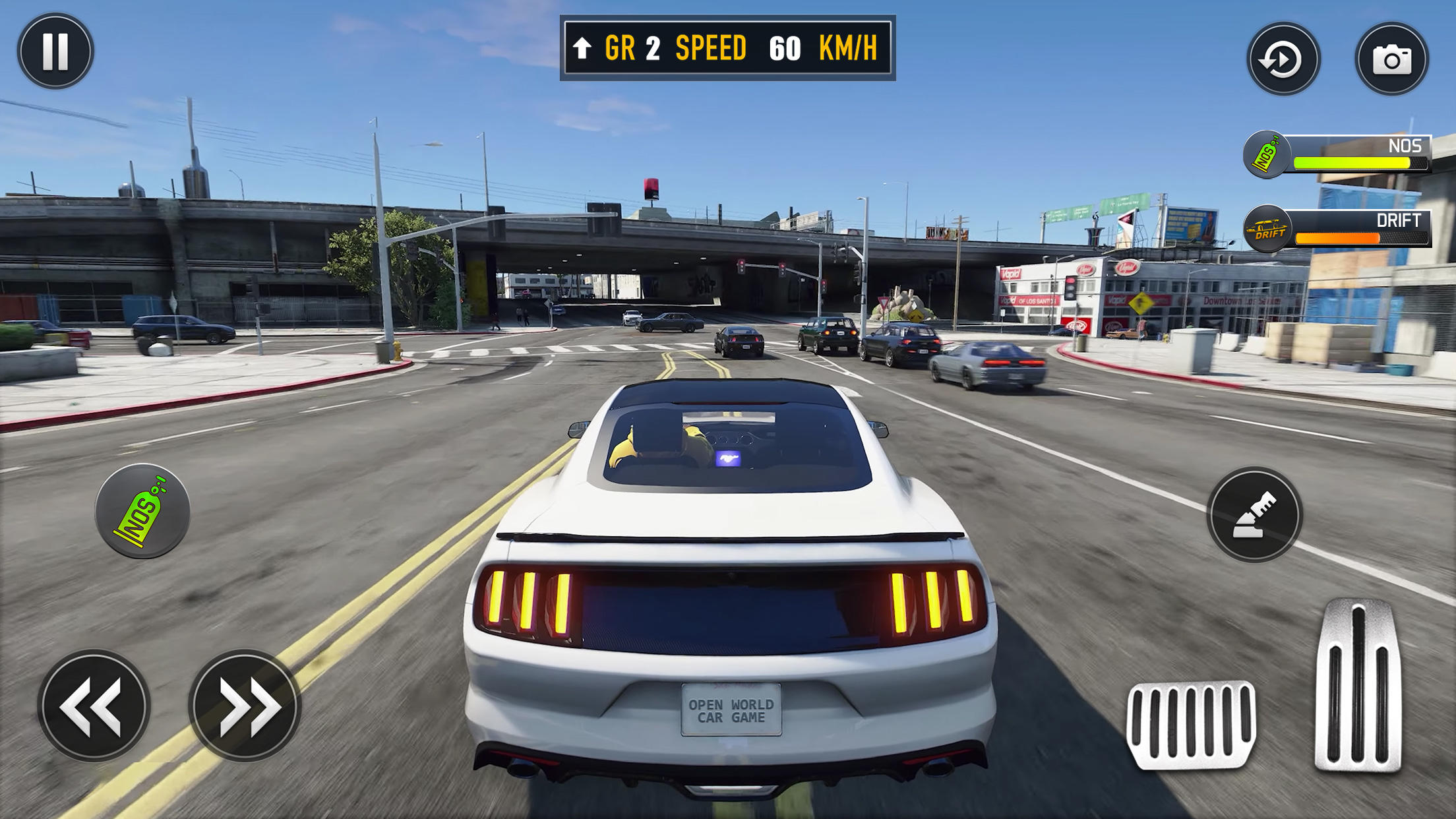 Open World Car Driving Game 3D Game Screenshot