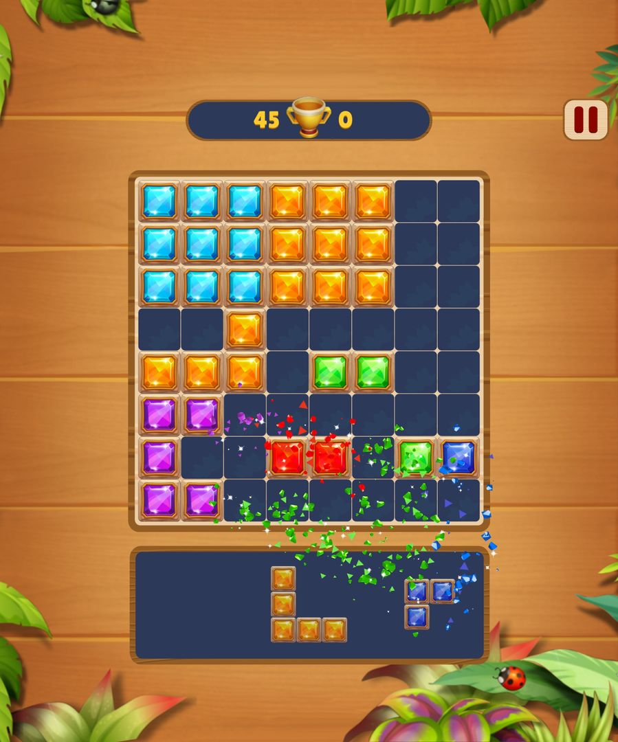 Screenshot of Block Puzzle: Fit Jewels!