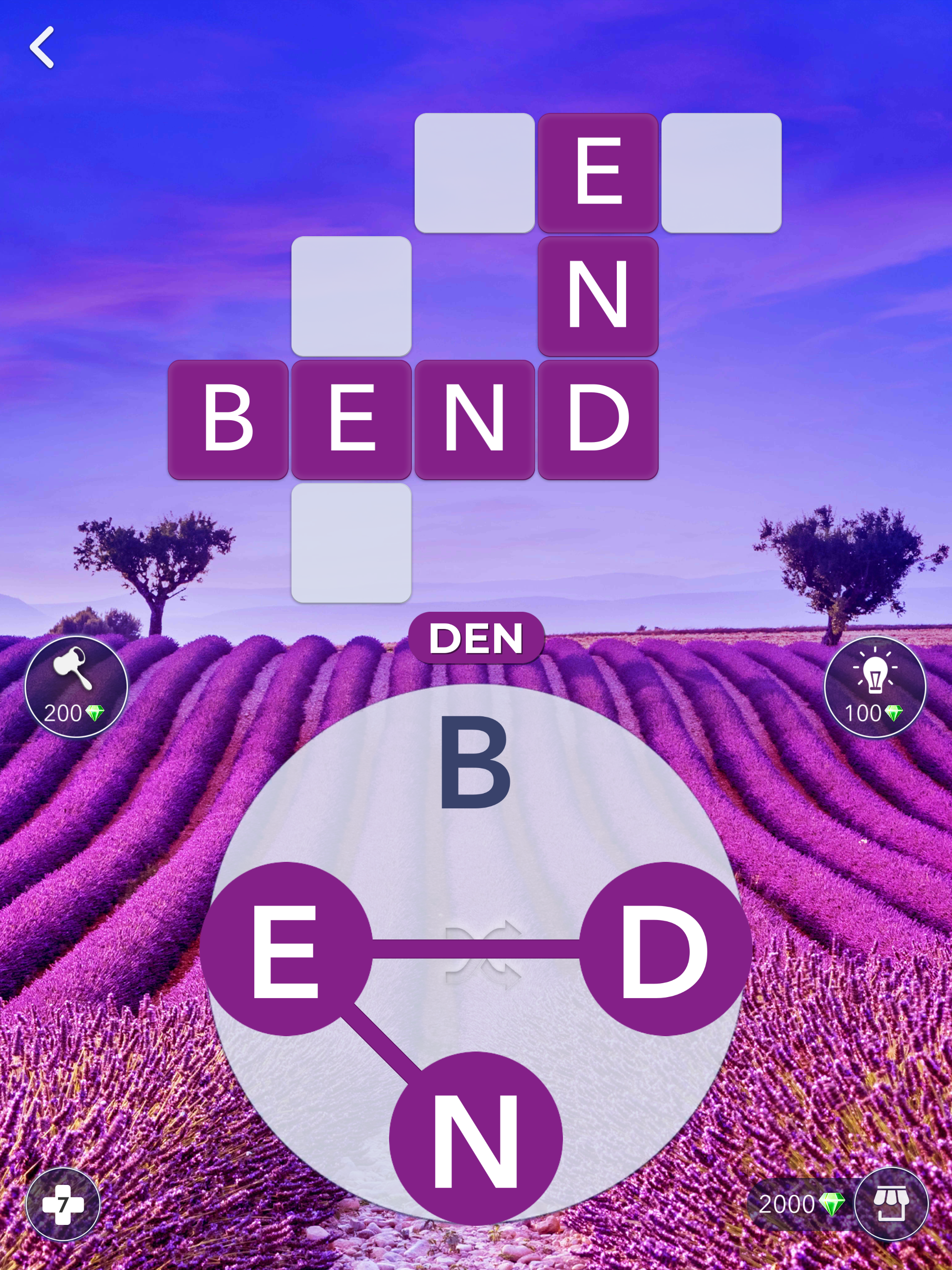 奇蹟之詞：用於連接詞彙的填字遊戲 遊戲截圖