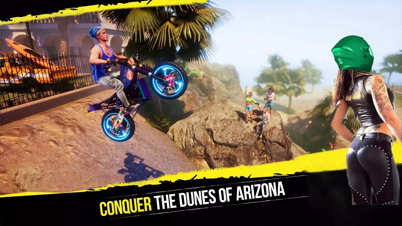 Tricky Bike Rider Crazy Racing Game Screenshot