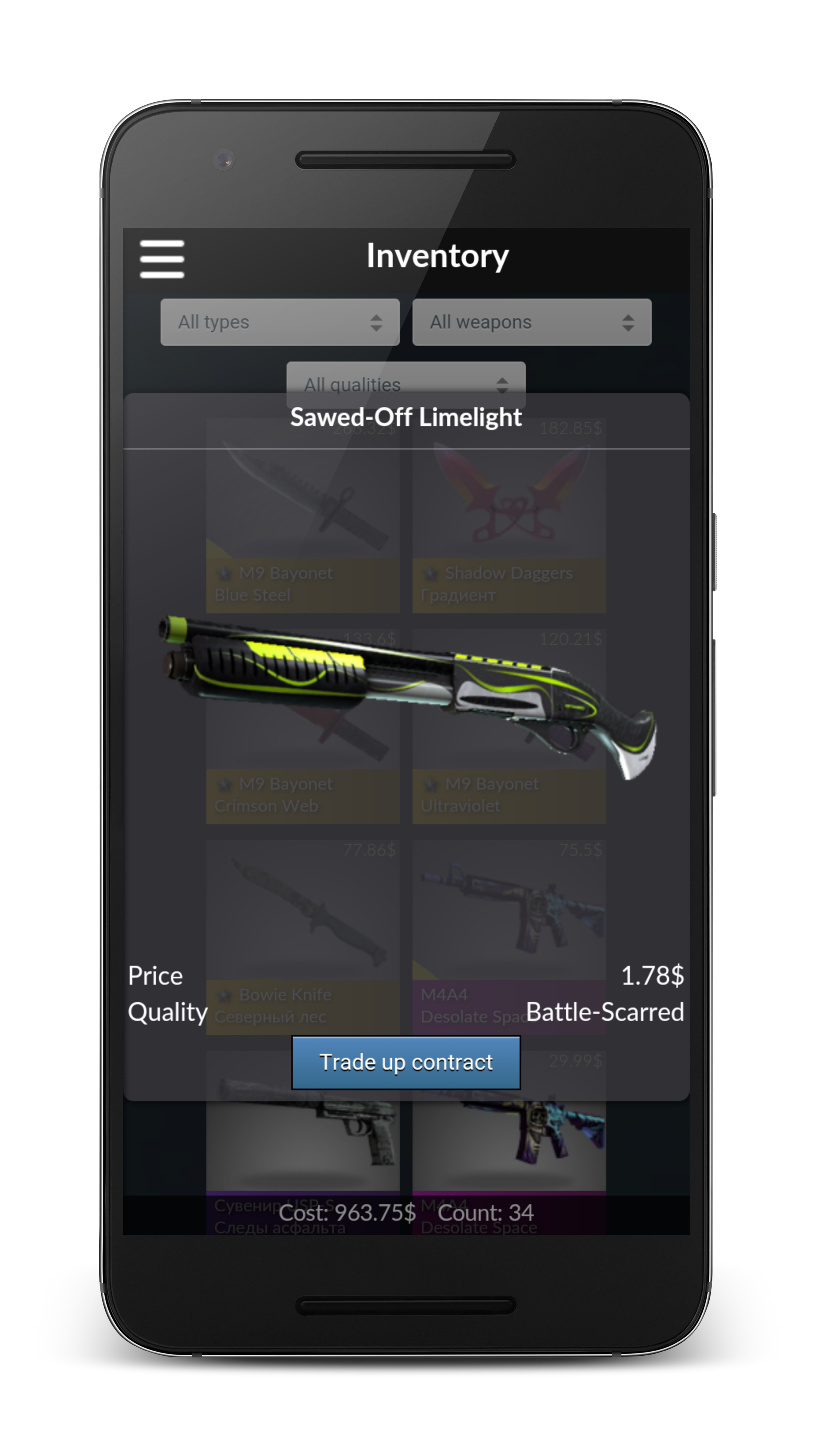 Case Opener Simulator Game Screenshot