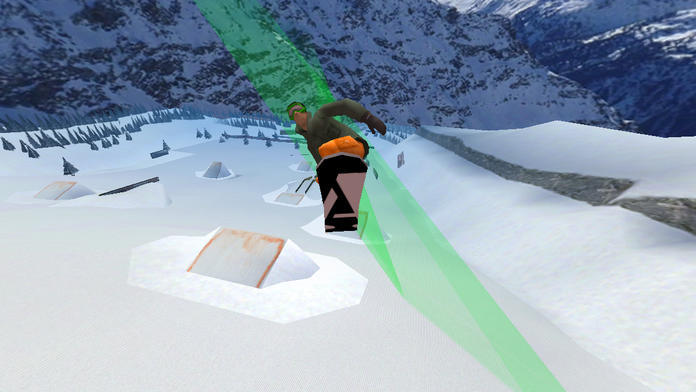 Fresh Tracks Snowboarding Game Screenshot