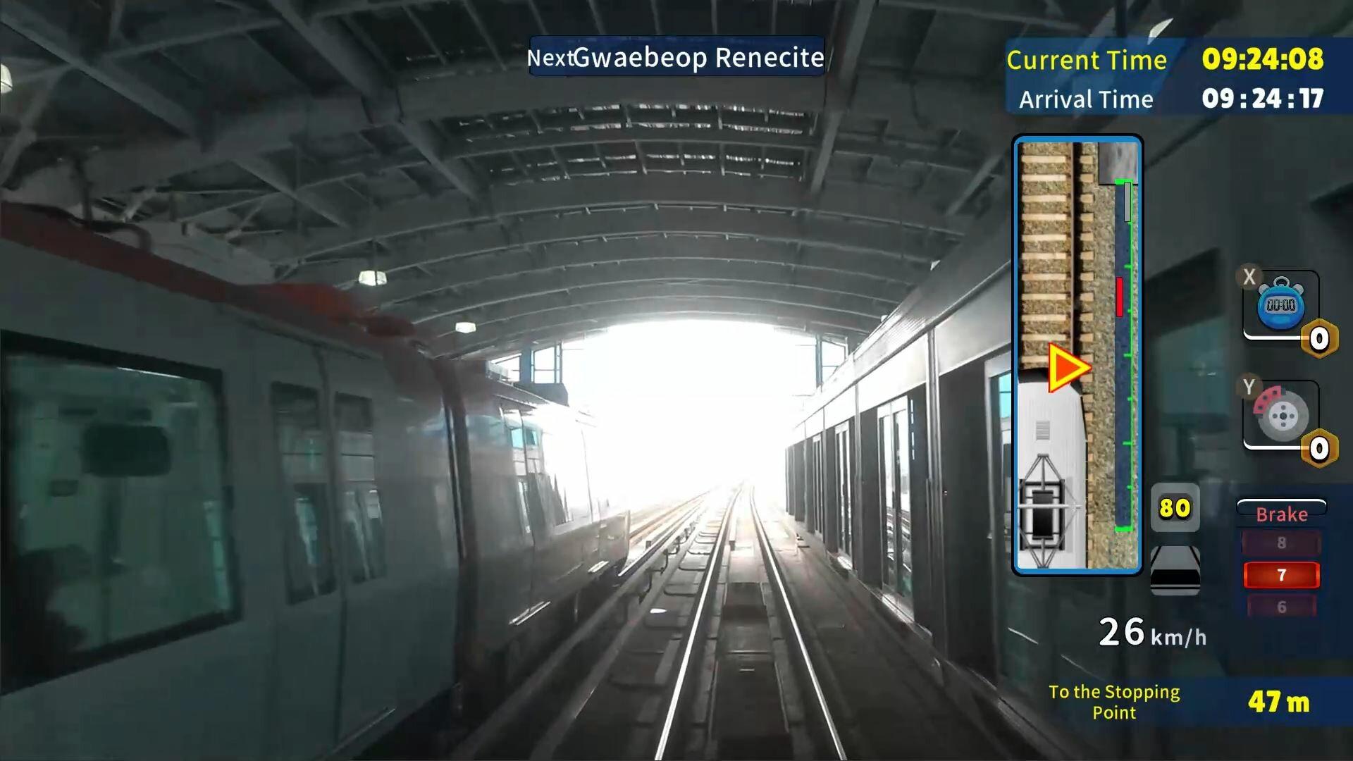 Korean Rail Driving Tour LRT Busan-Gimhaeのキャプチャ