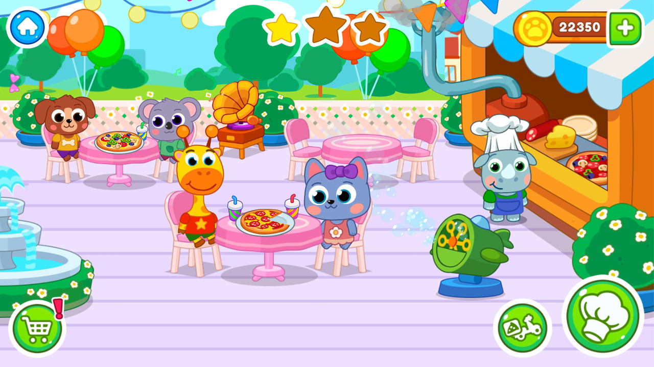 Скриншот игры Pizzeria for kids