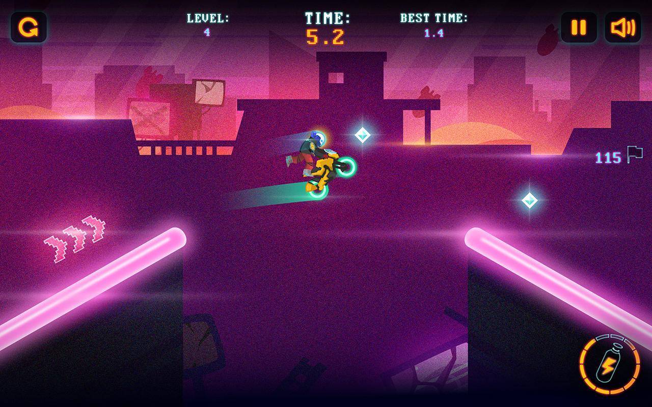 Neon Motocross screenshot game