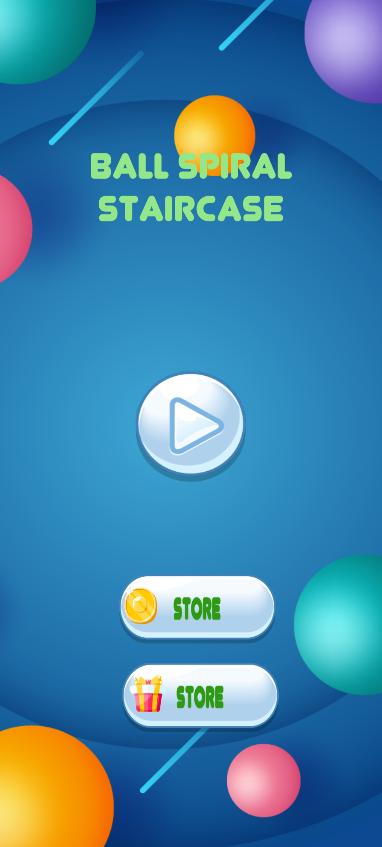 Screenshot 1 of Ball Spiral Staircase 1.0