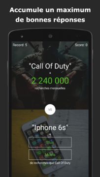 Le jeu du Plus ou Moins Game Screenshot