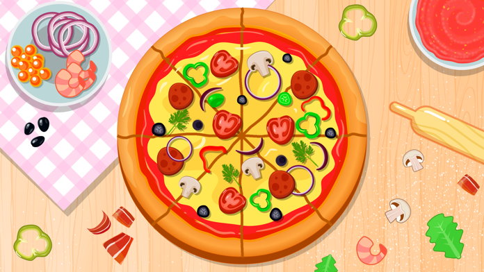 Captura de Tela do Jogo Pizza Game cooking for kids