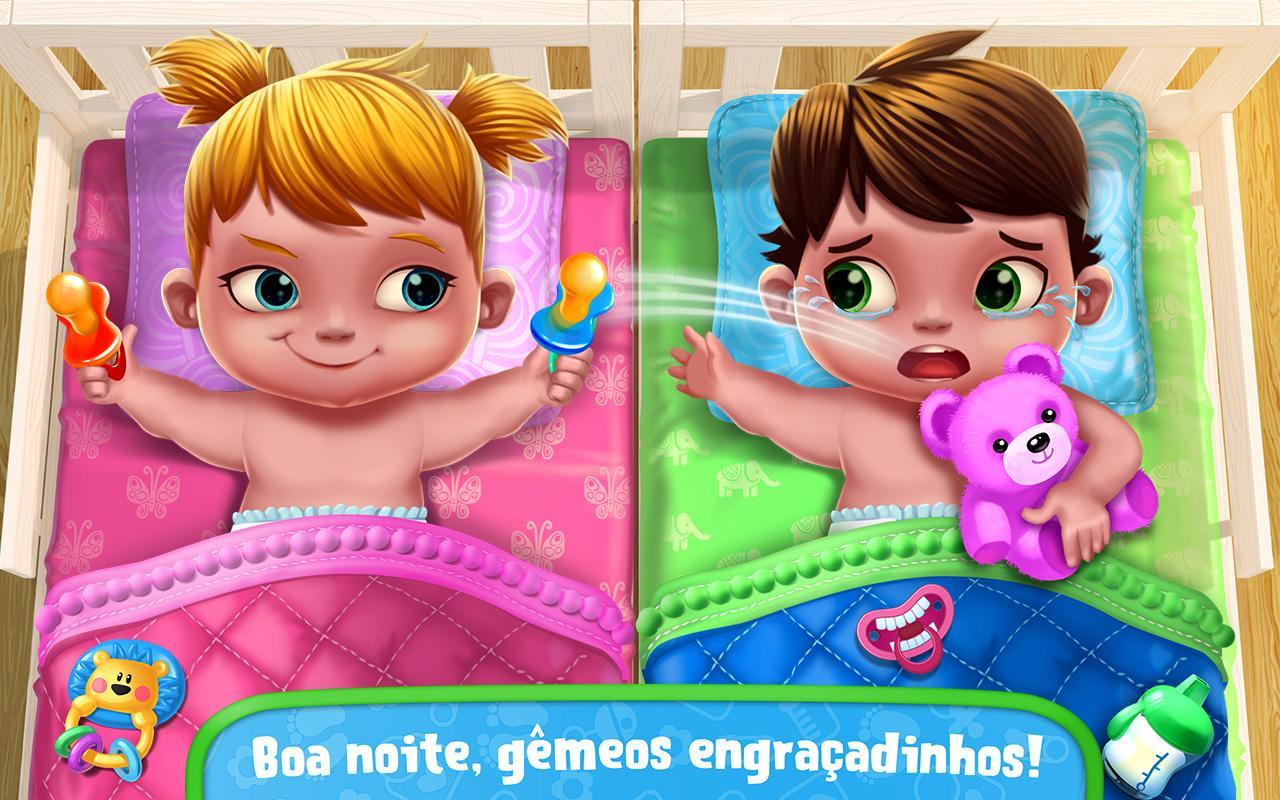 Captura de Tela do Jogo Bebês Gêmeos Terríveis