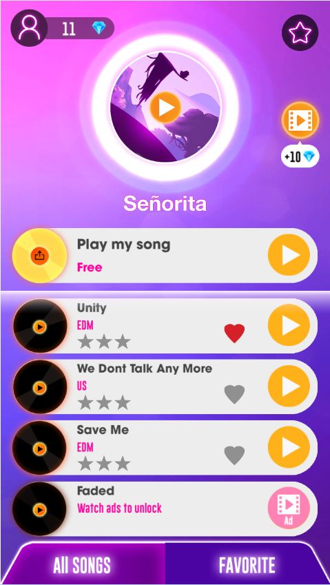 Screenshot of Pink Tiles Hop 3D - Dancing Music Game