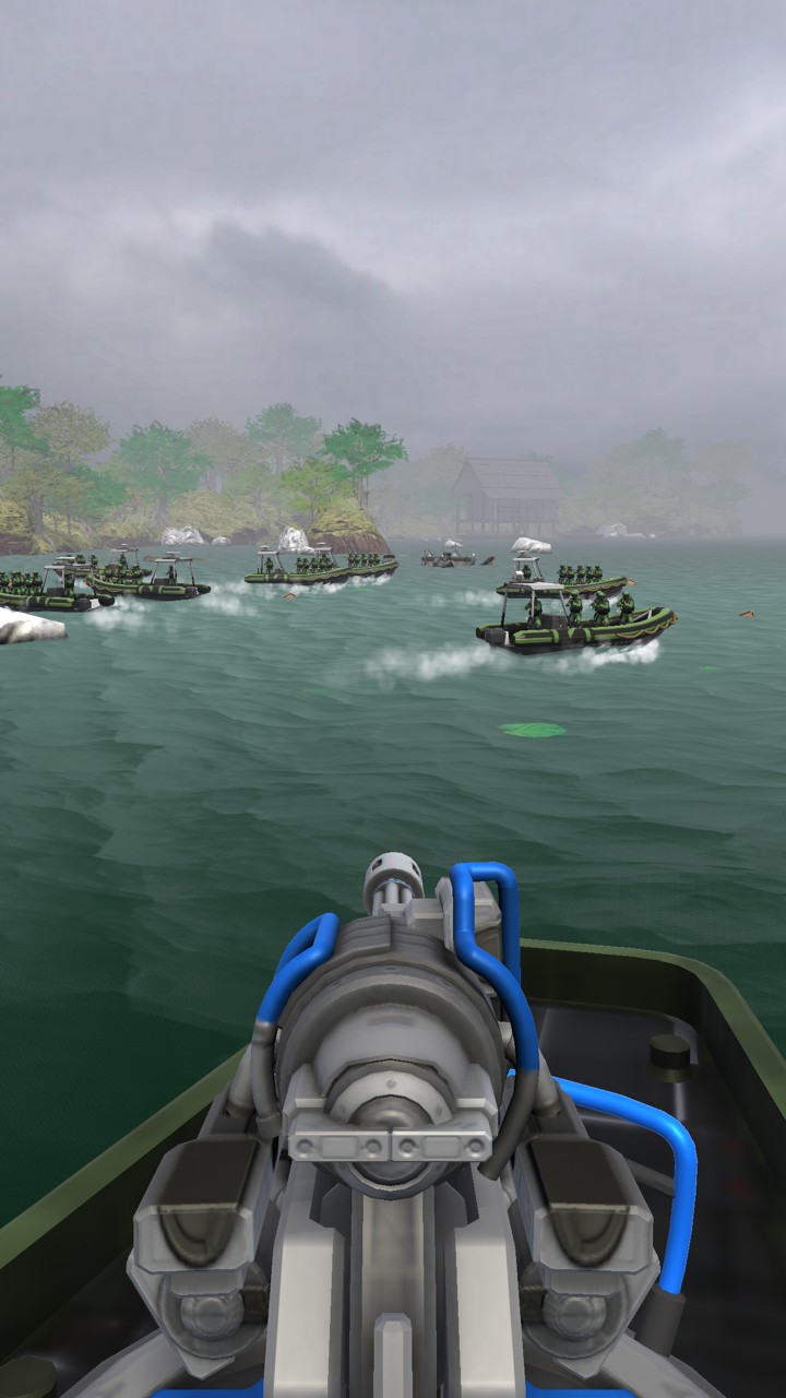 Captura de Tela do Jogo Warship Warfare